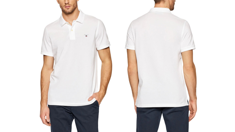 Поло из хлопка с эластаном